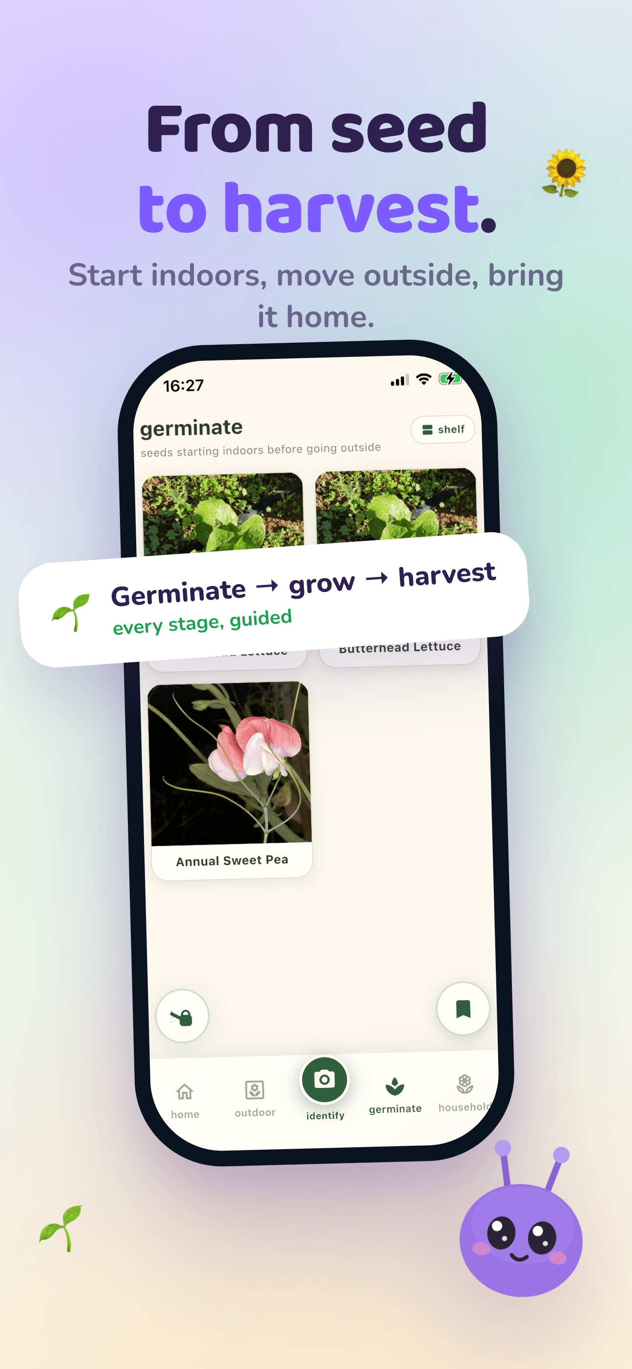 From seed to harvest, every stage guided