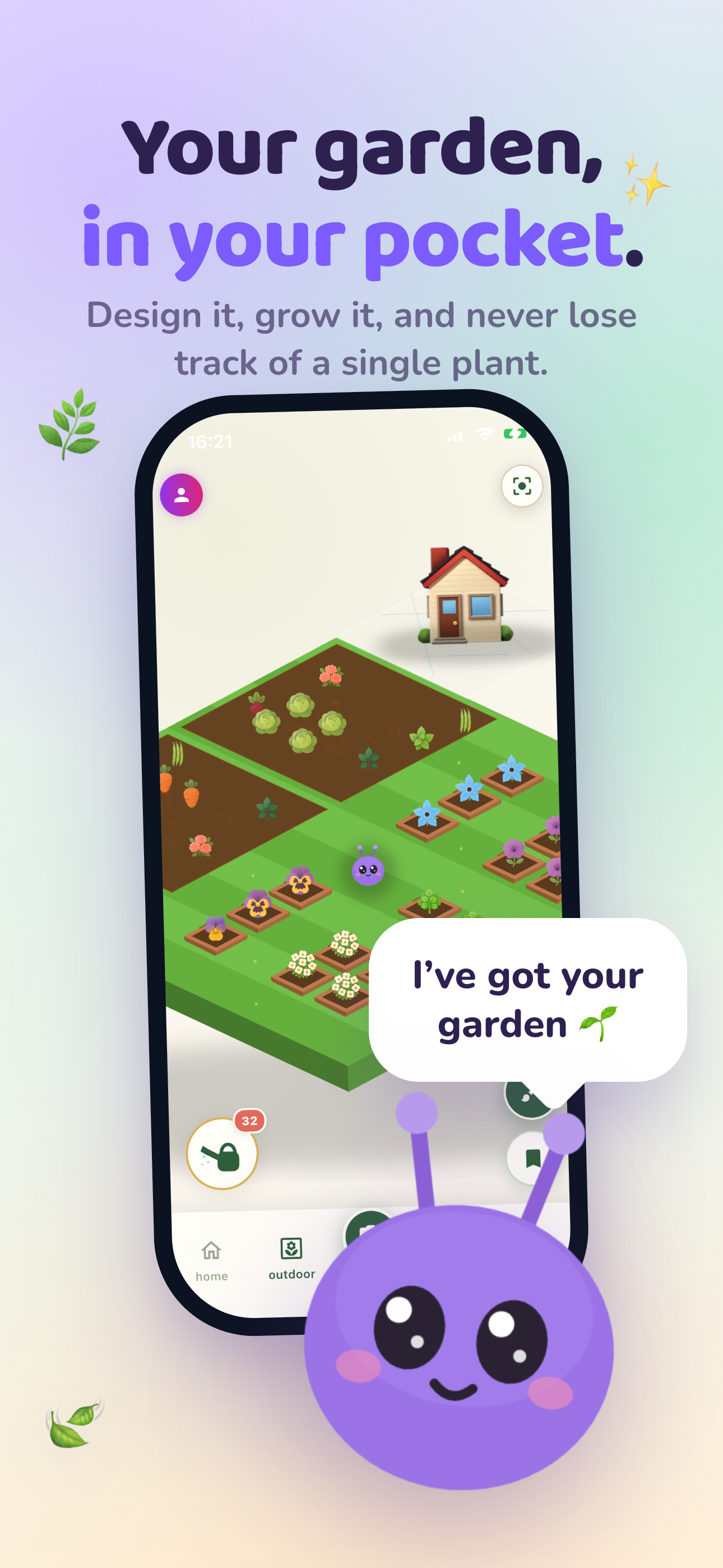 Mali screenshot — Home garden